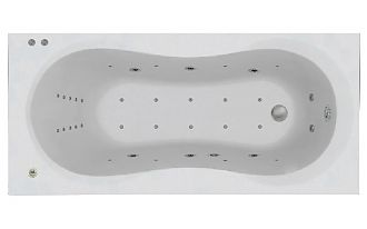 Ванна акриловая с гидромассажем С-bath Salus 150х70x42