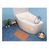 Акриловая ванна Vagnerplast Flora 150x100x43 L