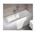 Акриловая ванна с гидромассажем Ravak Domino 150x70х46