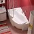 Акриловая ванна с гидромассажем Ravak Rosa 95 160x95х43 L/R