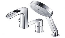 Смеситель Timo Lumi 4210/00Ychrome на борт ванны