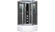 Душевая кабина Niagara Lux 7719B серебристый матовый, черный
