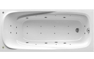Акриловая ванна с гидромассажем Ravak Vanda II 150x70х43