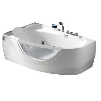 Акриловая ванна с гидромассажем Gemy G9046 II K L