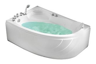 Акриловая ванна с гидромассажем Gemy G9009 B L