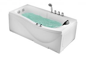 Акриловая ванна с гидромассажем Gemy G9010 B L