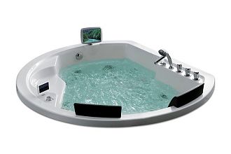 Акриловая ванна с гидромассажем Gemy G9053 O
