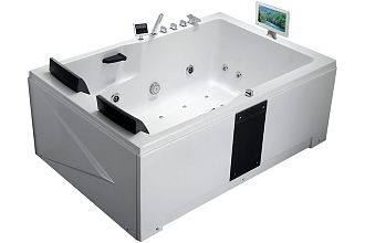 Акриловая ванна с гидромассажем Gemy G9061 O R