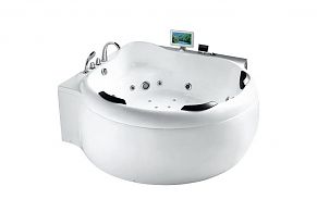 Акриловая ванна с гидромассажем Gemy G9088 O