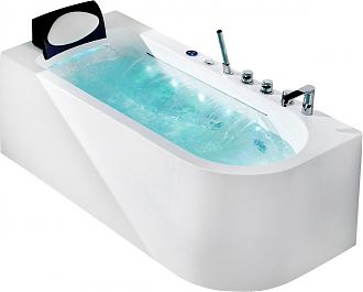 Акриловая ванна с гидромассажем Gemy G9261-1.7 L