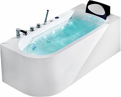 Акриловая ванна с гидромассажем Gemy G9261-1.7 R