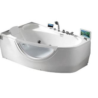 Акриловая ванна с гидромассажем Gemy G9046 O L