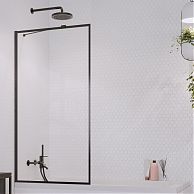 Шторка на ванну Radaway Idea Black PNJ II Frame 100