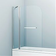 Шторка на ванну Iddis Ray RAY6CS1i90 110х140, профиль глянцевый алюминий