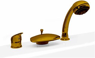 Смеситель на борт ванны NIAGARA (Bronze)