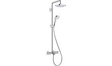 Душевая стойка Hansgrohe Croma Select E 180 2 jet 27352400