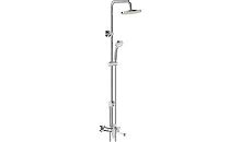 Душевая стойка Vidima Balance BA270AA