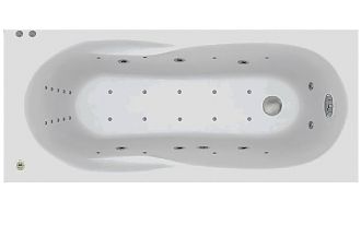 Ванна акриловая с гидромассажем С-bath Vesta 150x70x41