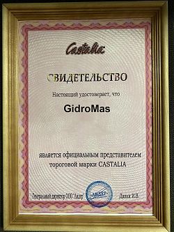 Сертификат Castalia