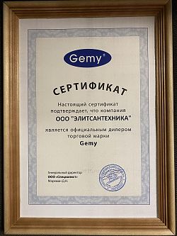 Сертификат Gemi