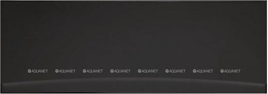 Фронтальная панель для прямоугольной ванны универсальная Aquanet 170 черная