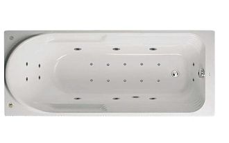 Акриловая ванна с гидромассажем Vagnerplast Hera 180x80x43