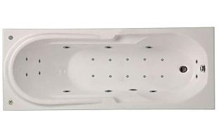 Акриловая ванна с гидромассажем Vagnerplast Corvet 170x80x45