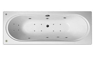 Акриловая ванна с гидромассажем Vagnerplast Briana 185x90x43