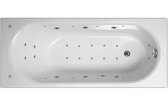 Акриловая ванна с гидромассажем Vagnerplast Kasandra 160x70x45