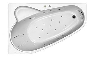 Акриловая ванна с гидромассажем Vagnerplast Selena 160x105x43 L