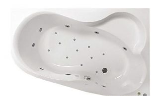 Акриловая ванна с гидромассажем Vagnerplast Melite 160x105x48 R