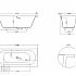 Ванна из искусственного камня Salini ORNELLA AXIS S-Sense 170x70х46 (глянцевая)