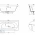 Ванна из искусственного камня Salini ORNELLA AXIS KIT S-Sense 170x70х46 (глянцевая)