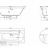 Ванна из искусственного камня Salini ORNELLA AXIS S-Sense 190x90х49 (глянцевая)