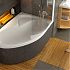 Акриловая ванна с гидромассажем Ravak Rosa II 160x105х46 L/R