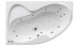Акриловая ванна с гидромассажем Ravak Rosa II 170x105х44 L/R