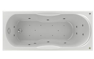 Ванна акриловая с гидромассажем Relisan Меgа 160x70х43
