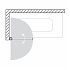 Шторка для ванны Roth Project Solution, Screen Pro 81 х 140 см 4000688