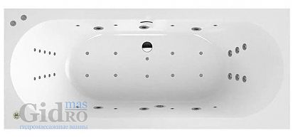 Ванна из искусственного камня Salini ORNELLA KIT AXIS S-Stone 190x90х49 (матовая)