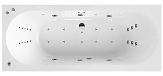 Ванна из искусственного камня Salini ORNELLA KIT AXIS S-Sense 190x90х49 (глянцевая)
