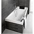 Ванна квариловая с гидромассажем Villeroy Boch Squaro 180x80х50 Аlpin UBQ180SQR2V-01