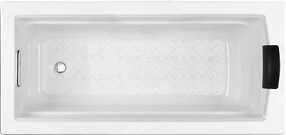 Ванна чугунная с гидромассажем Jacob Delafon Archer 150х75х46 (без отверстий для ручек)