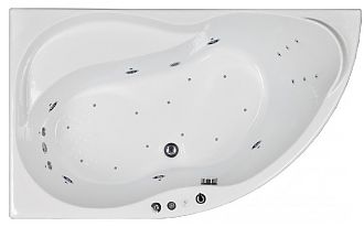 Ванна акриловая с гидромассажем Aquanet Graciosa 150x90x45 L