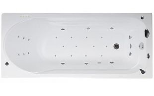Ванна акриловая с гидромассажем с гидромассажем Aquanet West 160x70