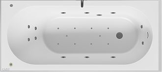 Ванна из искусственного камня Salini ORNELLA KIT S-Sense 170x75х46 (матовая)