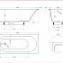 Ванна из искусственного камня Salini ORNELLA S-Sense 160x70х39 (глянцевая)