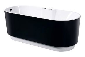 Акриловая гидромассажная ванна Orans BT-NL601- FTSI Black