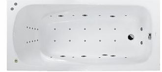 Акриловая ванна с гидромассажем VAGNERPLAST ARONIA 150x70