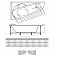 Ванна акриловая Alpen Terra 150х100x42 (L и R)