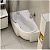 Акриловая ванна с гидромассажем Ravak Rosa 95 160x95х43 L/R